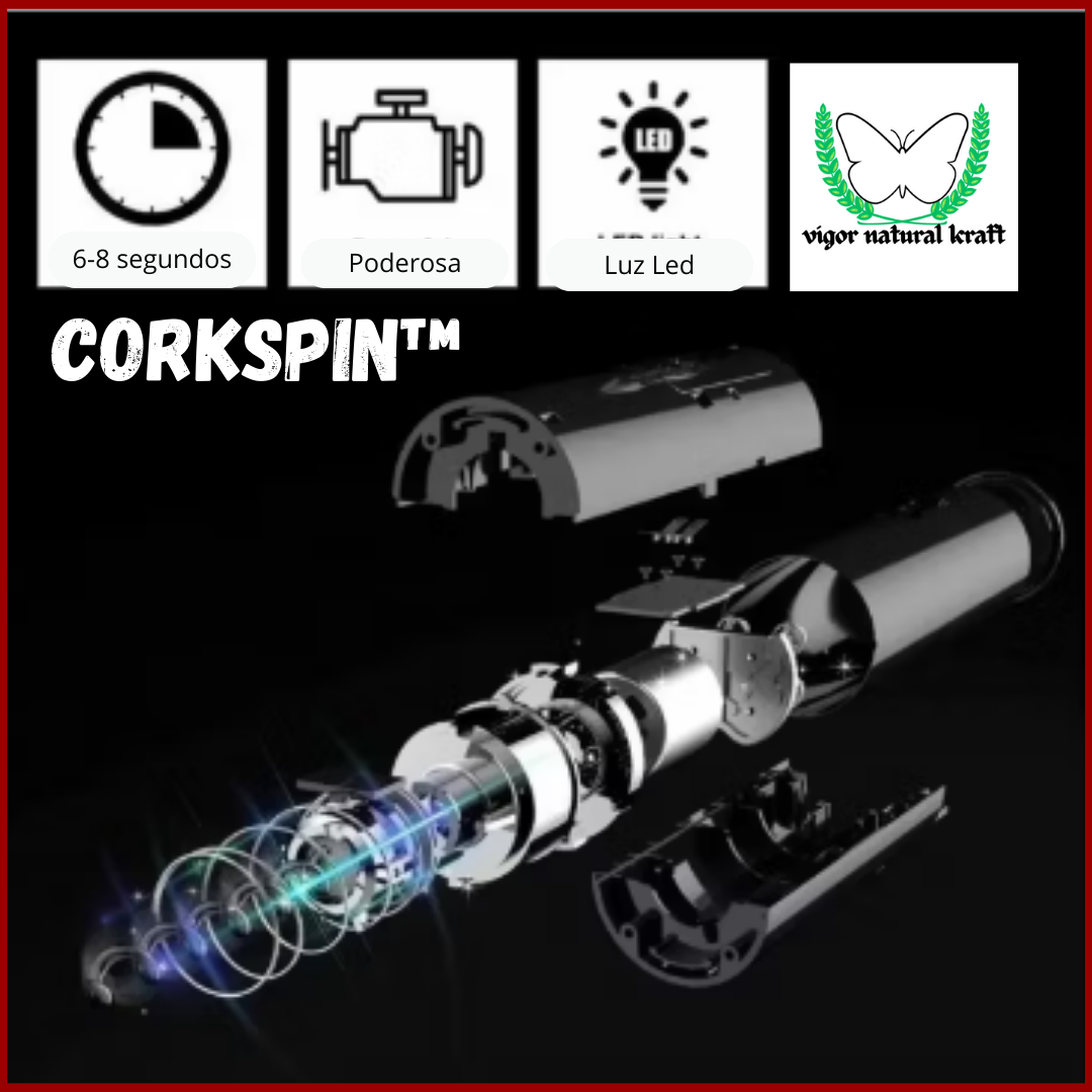 CorkSpin™-Destapador Sacacorchos Eléctrico